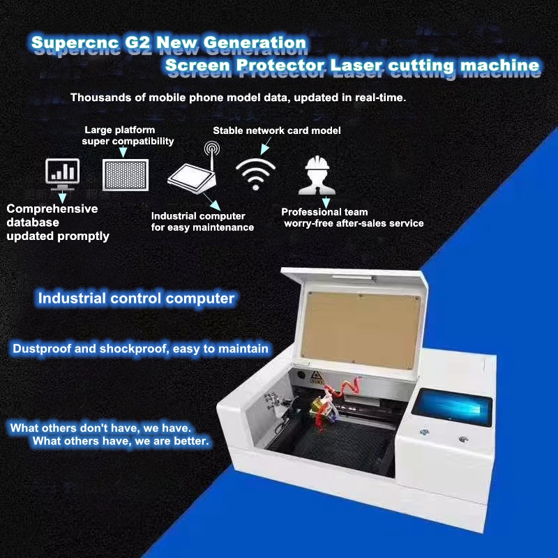 Hydrogel Screen Protector - เครื่องตัดเลเซอร์ CO2 35W ขนาดเล็กแบบตั้งโต๊ะ สำหรับตัดฟิล์มกันรอยหน้าจอโทรศัพท์มือถือแบบไฮโดรเจล TPU