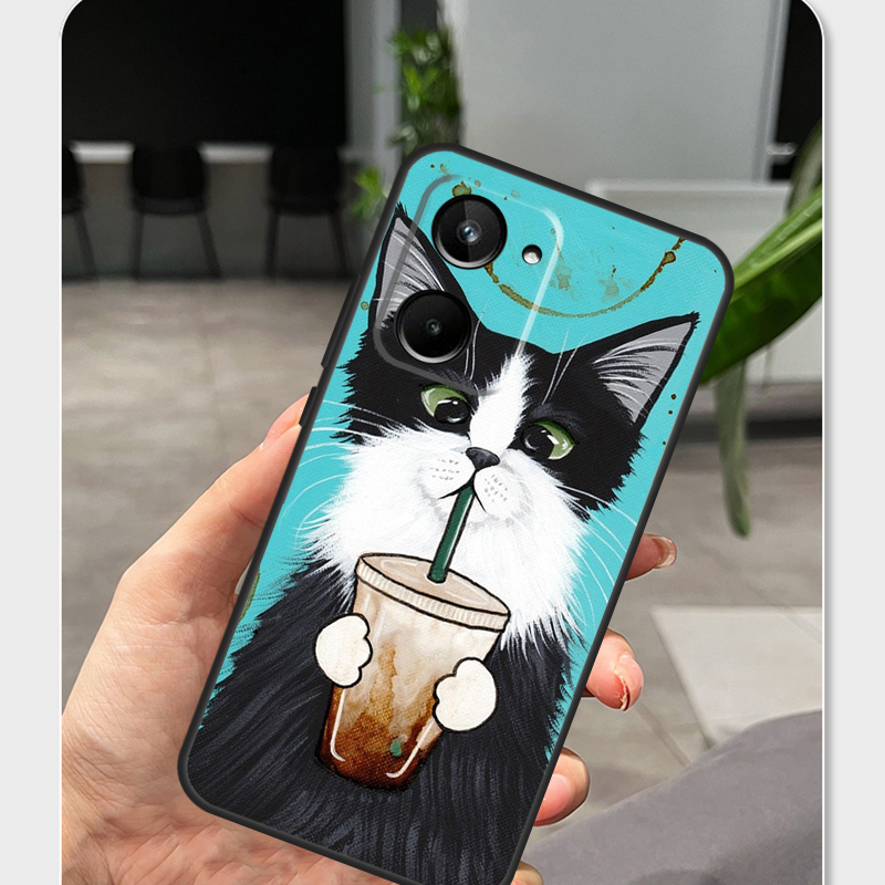 เคสลายแมวน่ารักสำหรับ Realme C - Realme C67 บทวิจารณ์และราคา