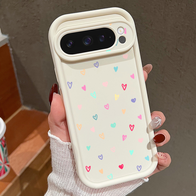 เคสโทรศัพท์แบบนิ่มลายหัวใจสีสั - Google Pixel 9 บทวิจารณ์และราคา