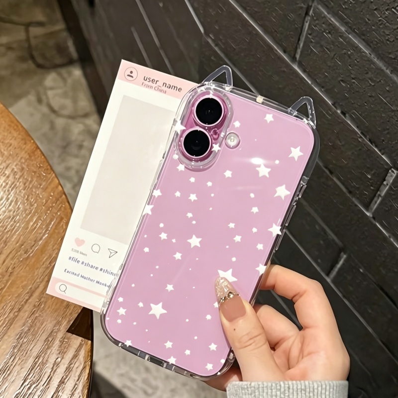 เคสโทรศัพท์ลายดาวสีขาวเต็มจอ ส - Apple Iphone 15 Pro Max บทวิจารณ์และราคา