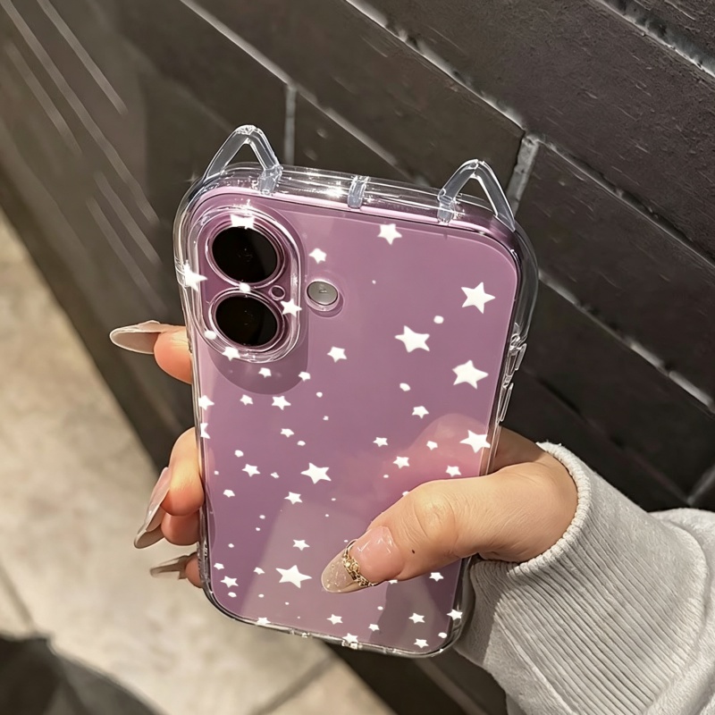 เคสโทรศัพท์ลายดาวสีขาวเต็มจอ ส - Apple Iphone 15 Pro Max บทวิจารณ์และราคา