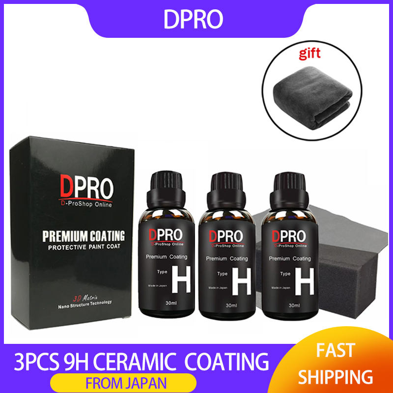 3 ชิ้น 9H น้ำยาเคลือบแก้วเซราม - Nano Liquid Coating บทวิจารณ์และราคา